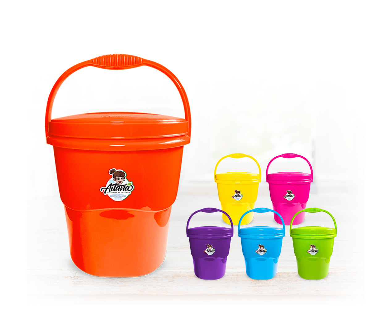 Bote lechero Aitana colores 5 Lt.