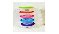 Tupper flor traslúcido redondo de 1.4 Lts.