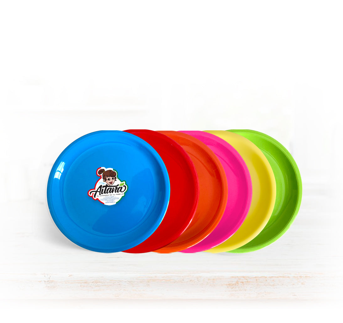 Plato trinche grande colores