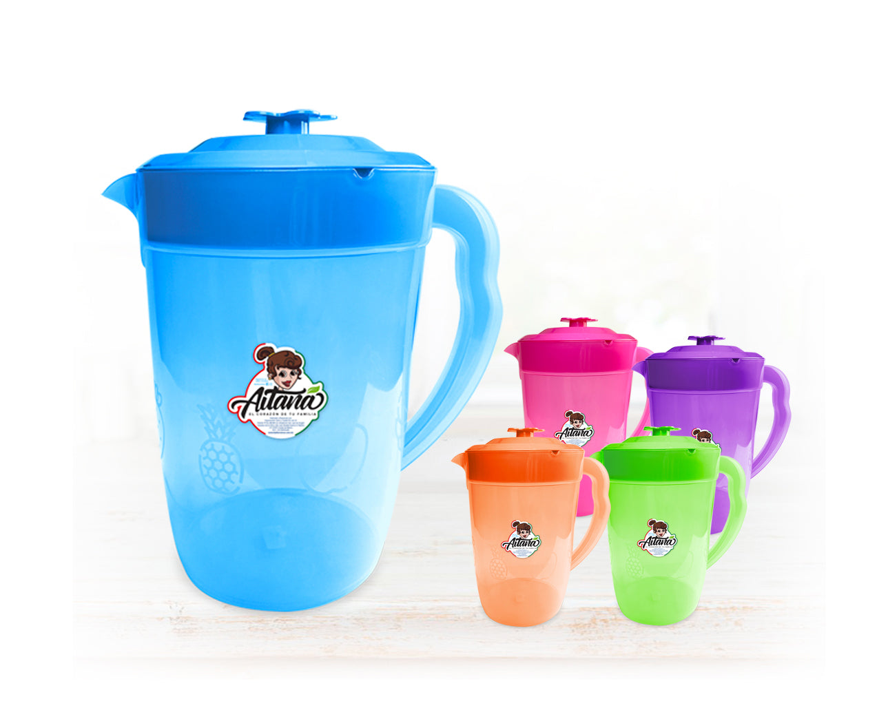 Jarra de 2.5 Lts. frutitas color