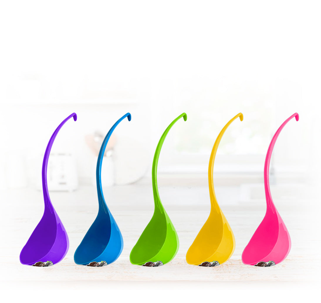 Cucharón vitrolero de color