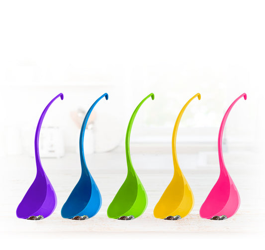 Cucharón vitrolero de color