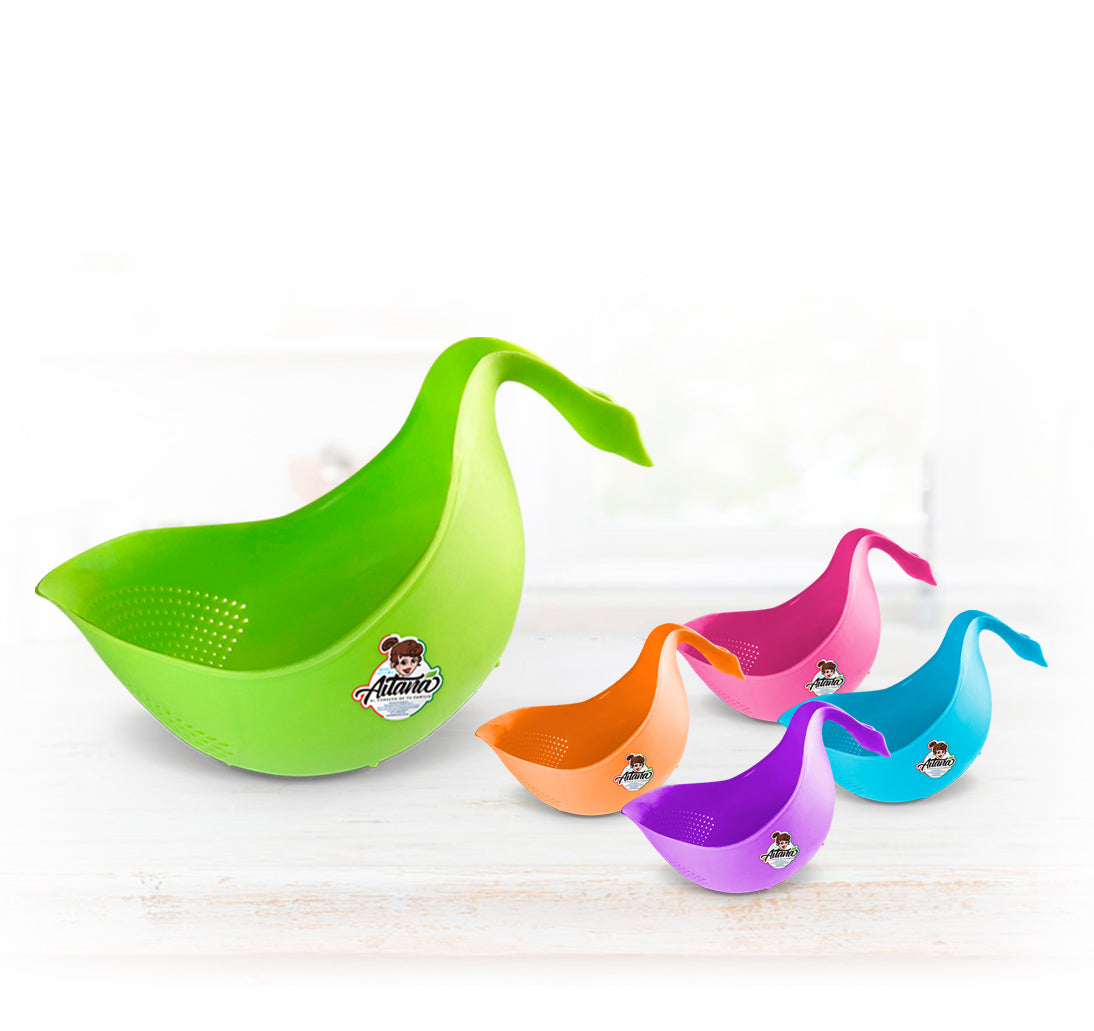 Colador cisne colores