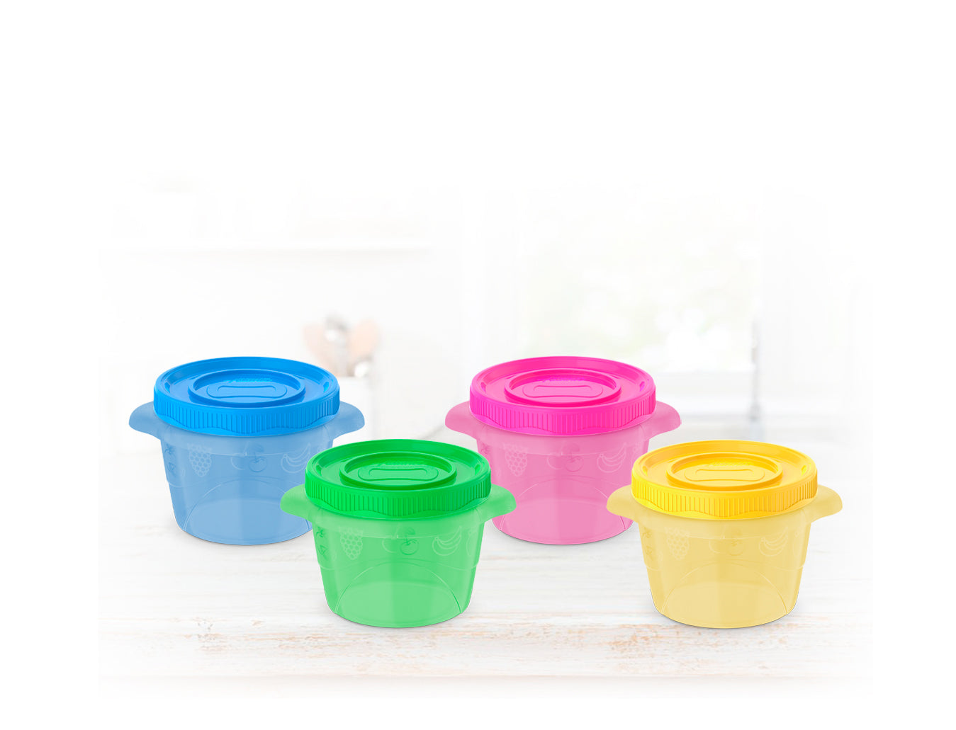 Tupper 500 Ml. colores