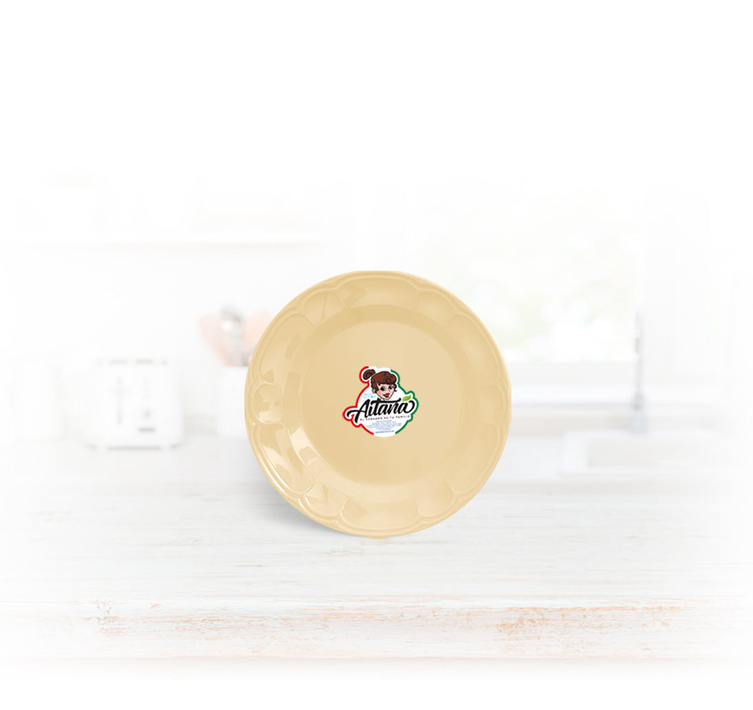 Plato trinche chico beige