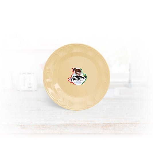 Plato trinche grande beige