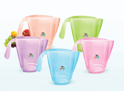 Jarra medidora colores traslúcido de 650 Ml.