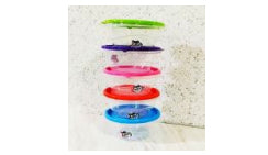 Tupper flor traslúcido redondo de 120 Ml.